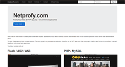 Desktop Screenshot of netprofy.com